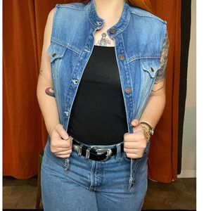 Vintage Levi’s Biker Denim Vest